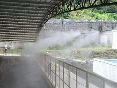 煤场料棚喷雾除尘系统