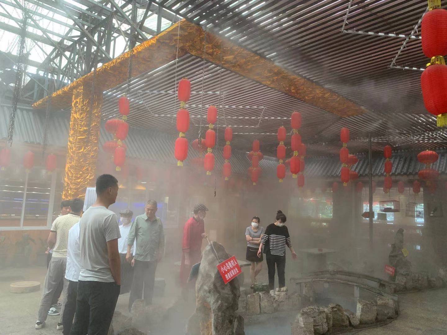 张家港德隆山庄喷雾降温