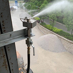 喷雾桩喷雾降尘使用效果图
