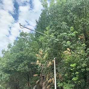 喷雾桩喷雾降尘使用效果图