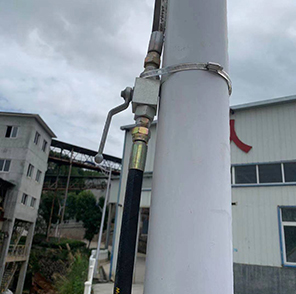 喷雾桩喷雾降尘使用效果图